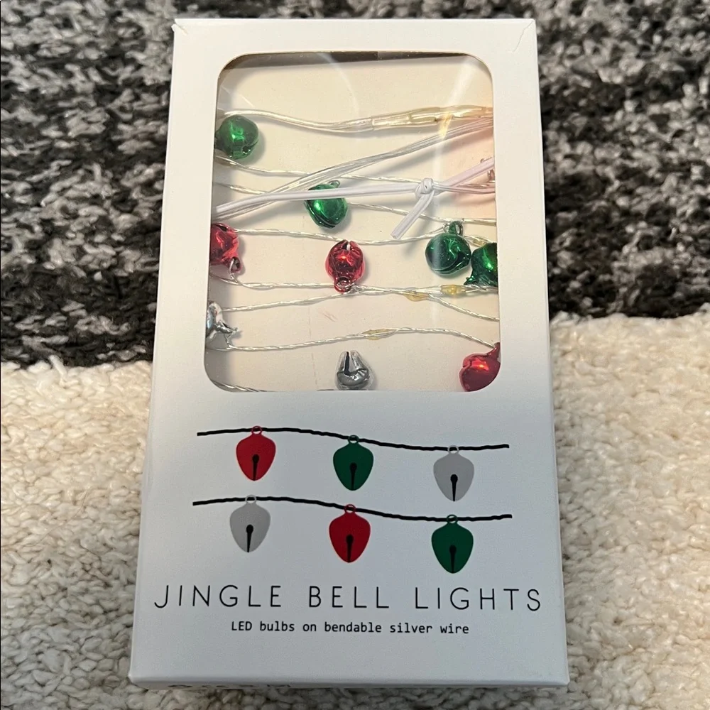 SIX Christmas LED lights, NIB and EUC! Candy canes, bells, snowflakes, multi!